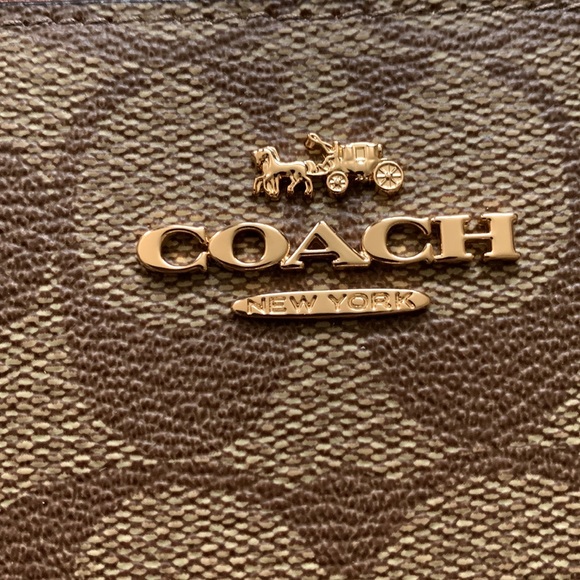 Coach Zip Wristlet *never used* - Picture 2 of 3
